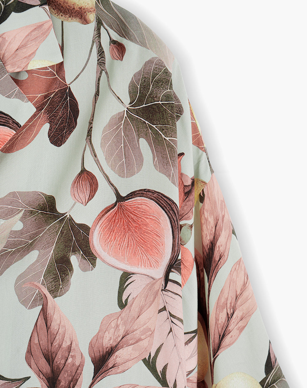 Camisa de pijama manga corta estampada mujer