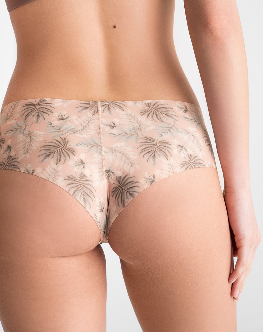 Panty cachetero microfibra invisible estampado