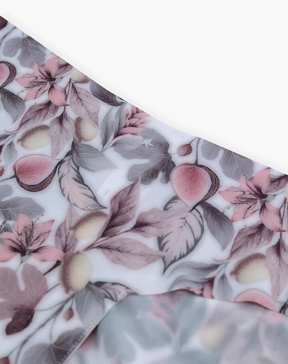 Panty cachetero en punto tiro medio blanco estampado