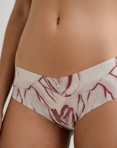 Panty cachetero microfibra invisible estampado