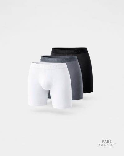 Bóxer deportivo largo microfibra x3unds surtido