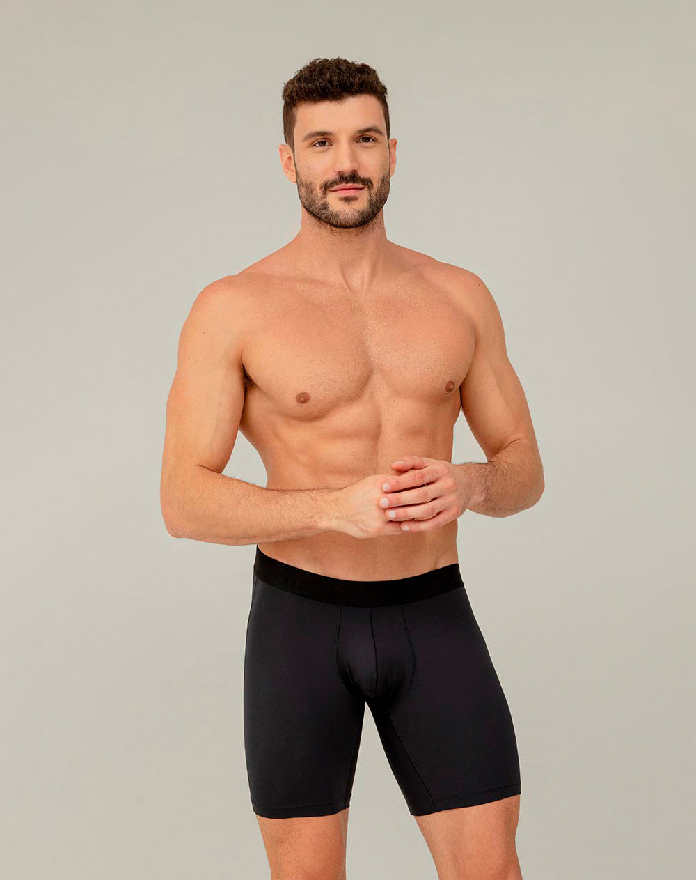 Bóxer deportivo largo microfibra x3unds surtido