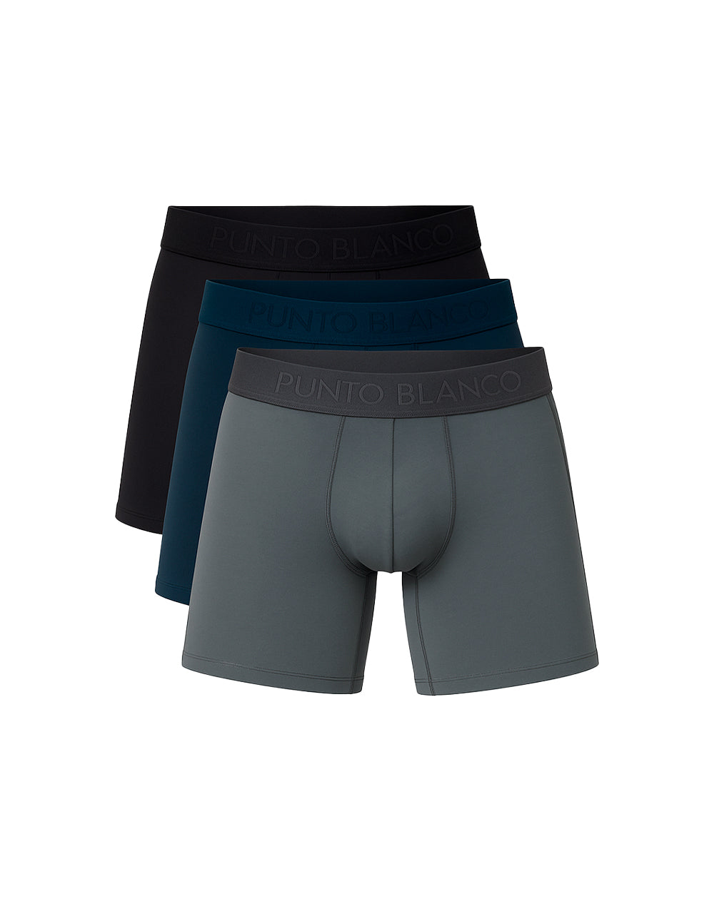 Bóxer deportivo largo microfibra x3unds surtido