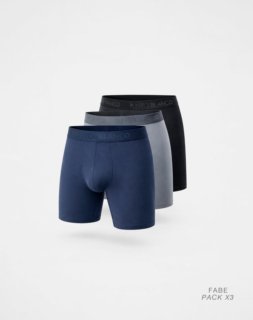 Bóxer deportivo largo microfibra x3unds surtido