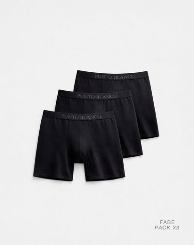 Bóxer deportivo largo microfibra x3unds surtido