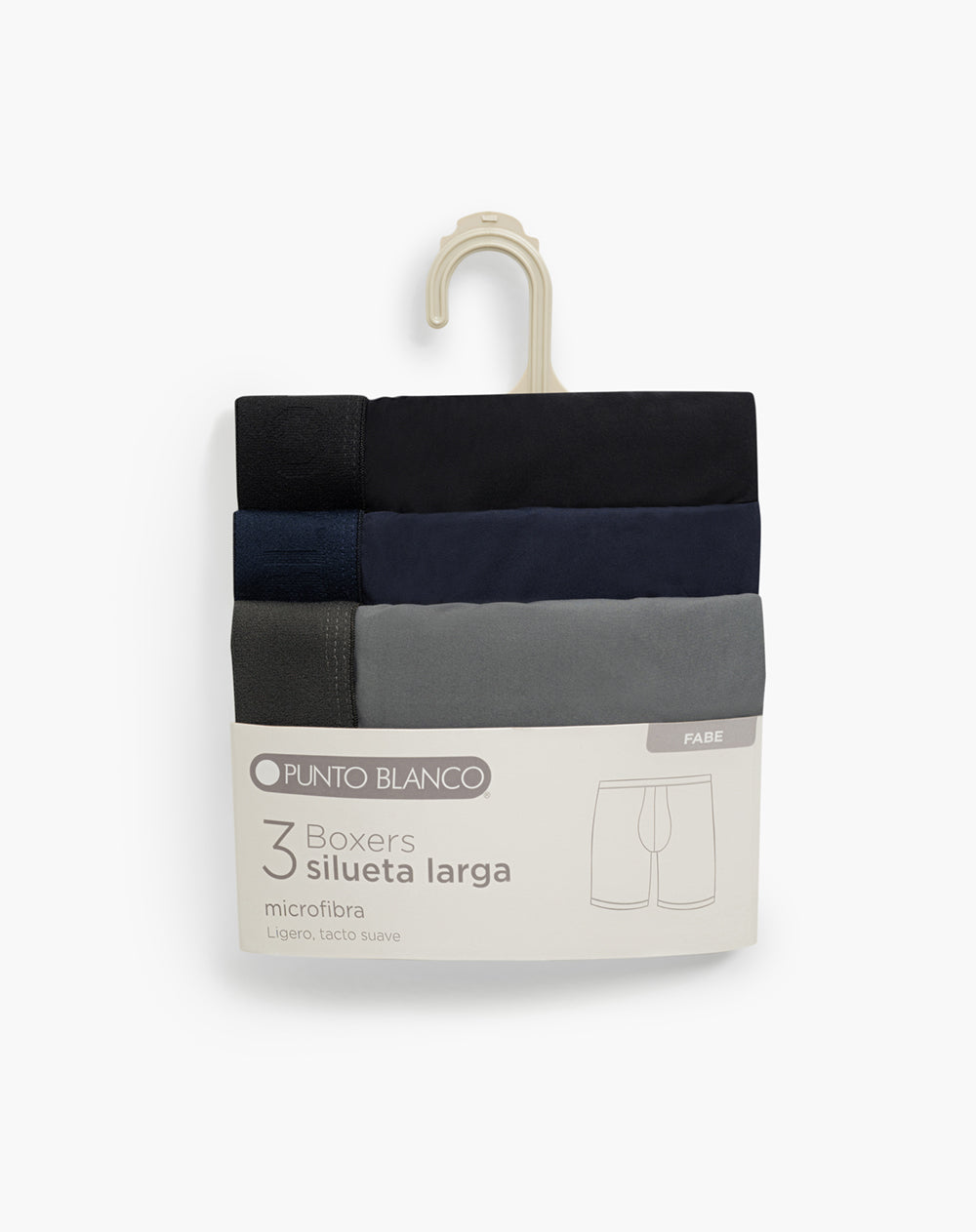 Bóxer deportivo largo microfibra x3unds surtido