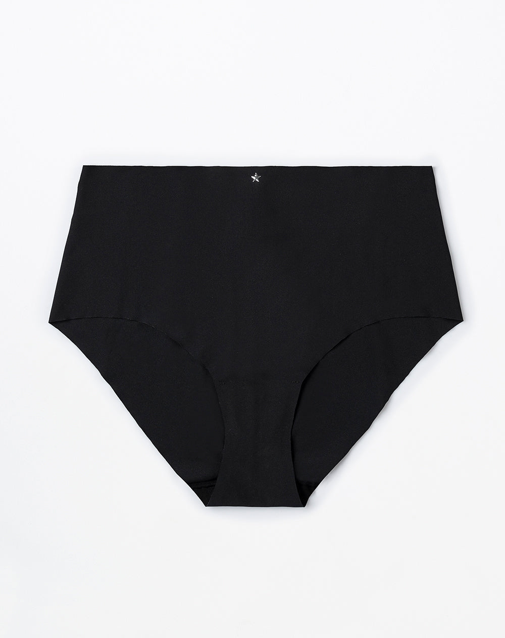 Panty cachetero clásico microfibra invisible negro