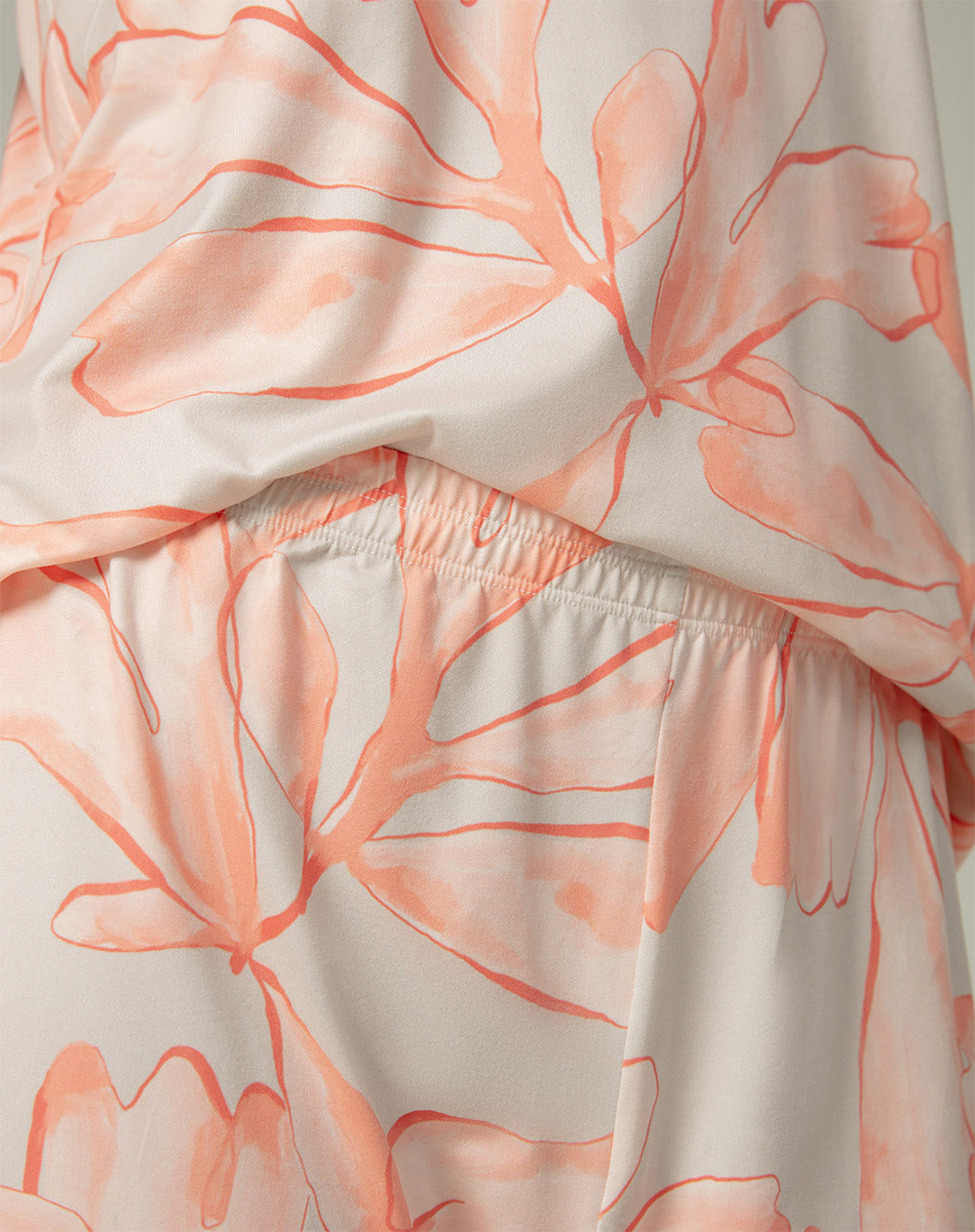 Short de pijama mujer habano estampado