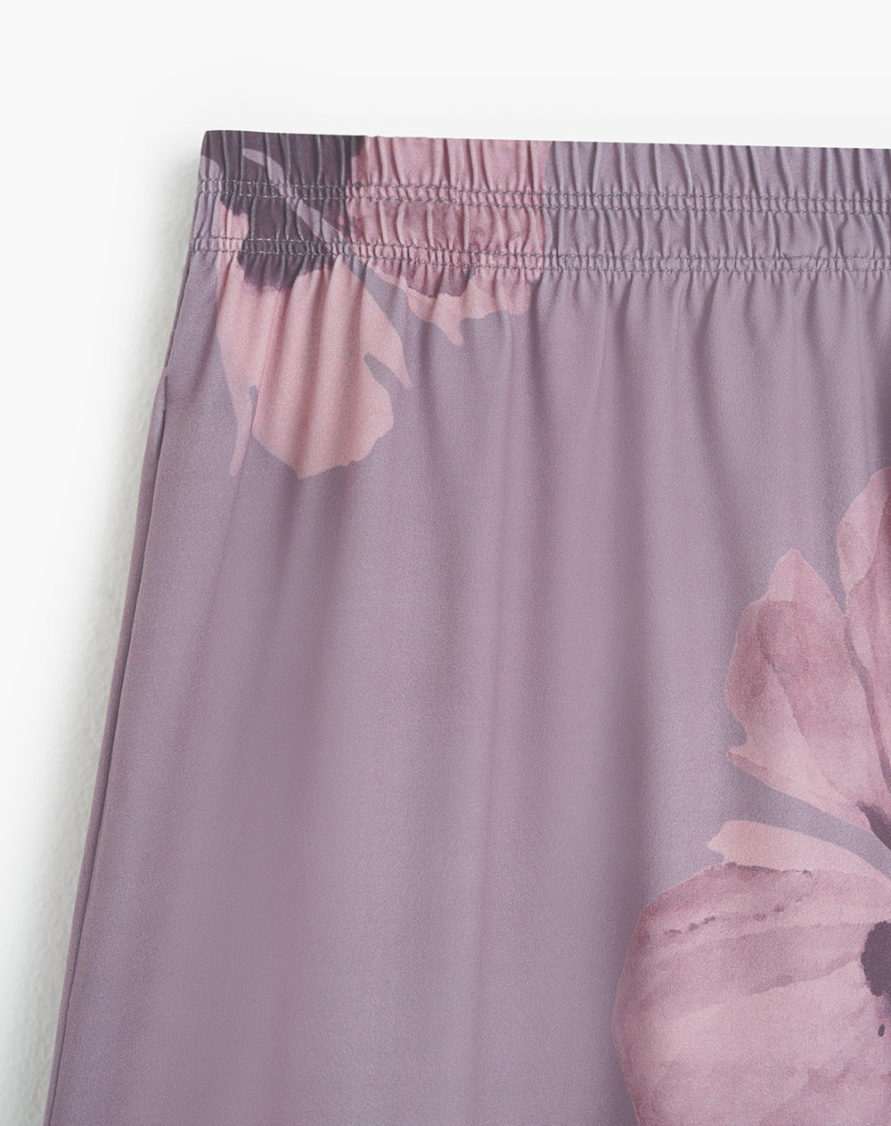 Short de pijama mujer malva estampado
