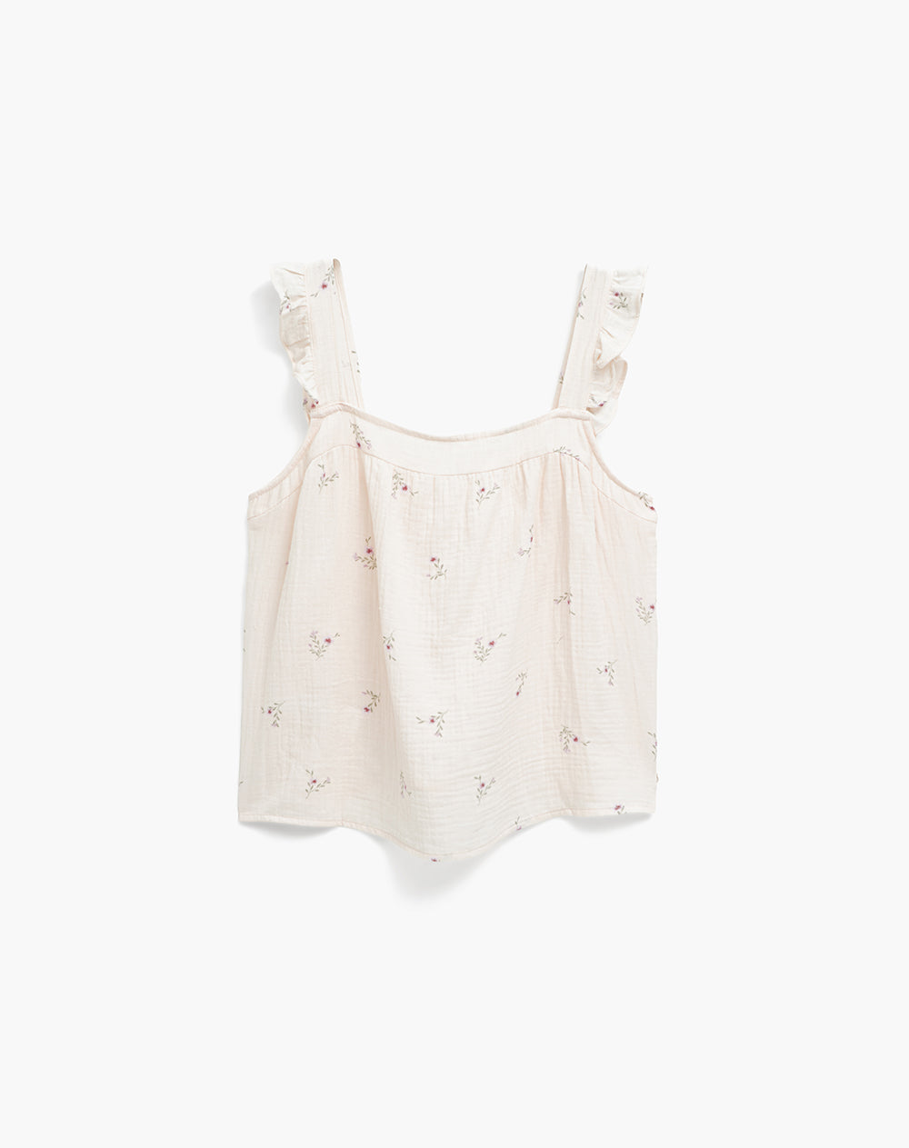 Camiseta relaxed fit tiras avena estampado