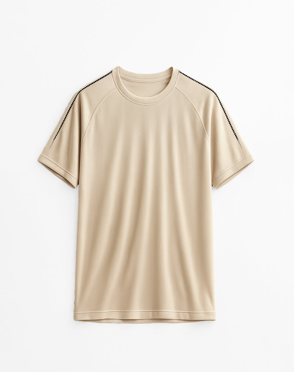 Camiseta deportiva control humedad amarilla hombre