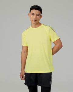 Camiseta deportiva hombre control humedad verde