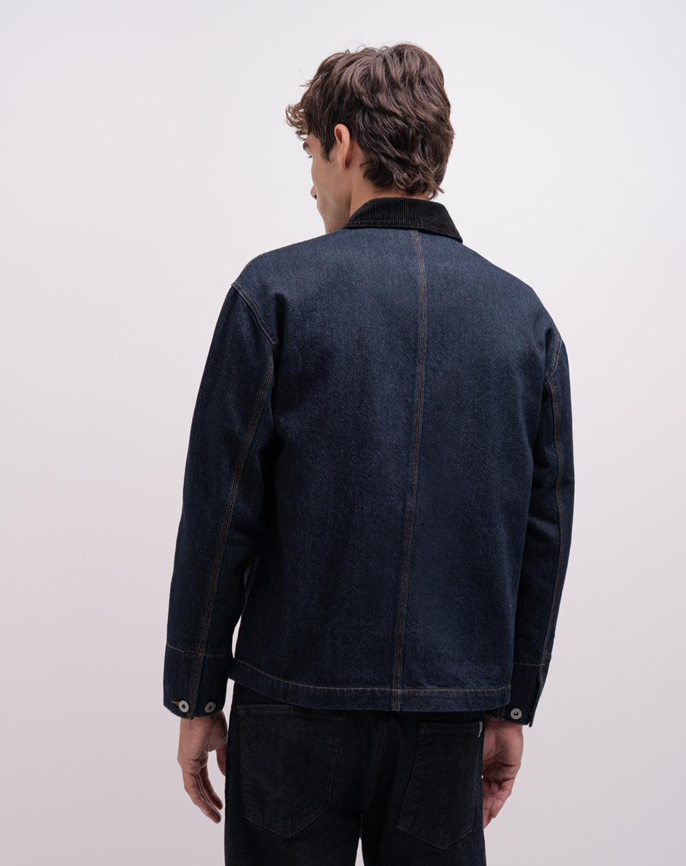 Chaqueta relaxed índigo oscuro