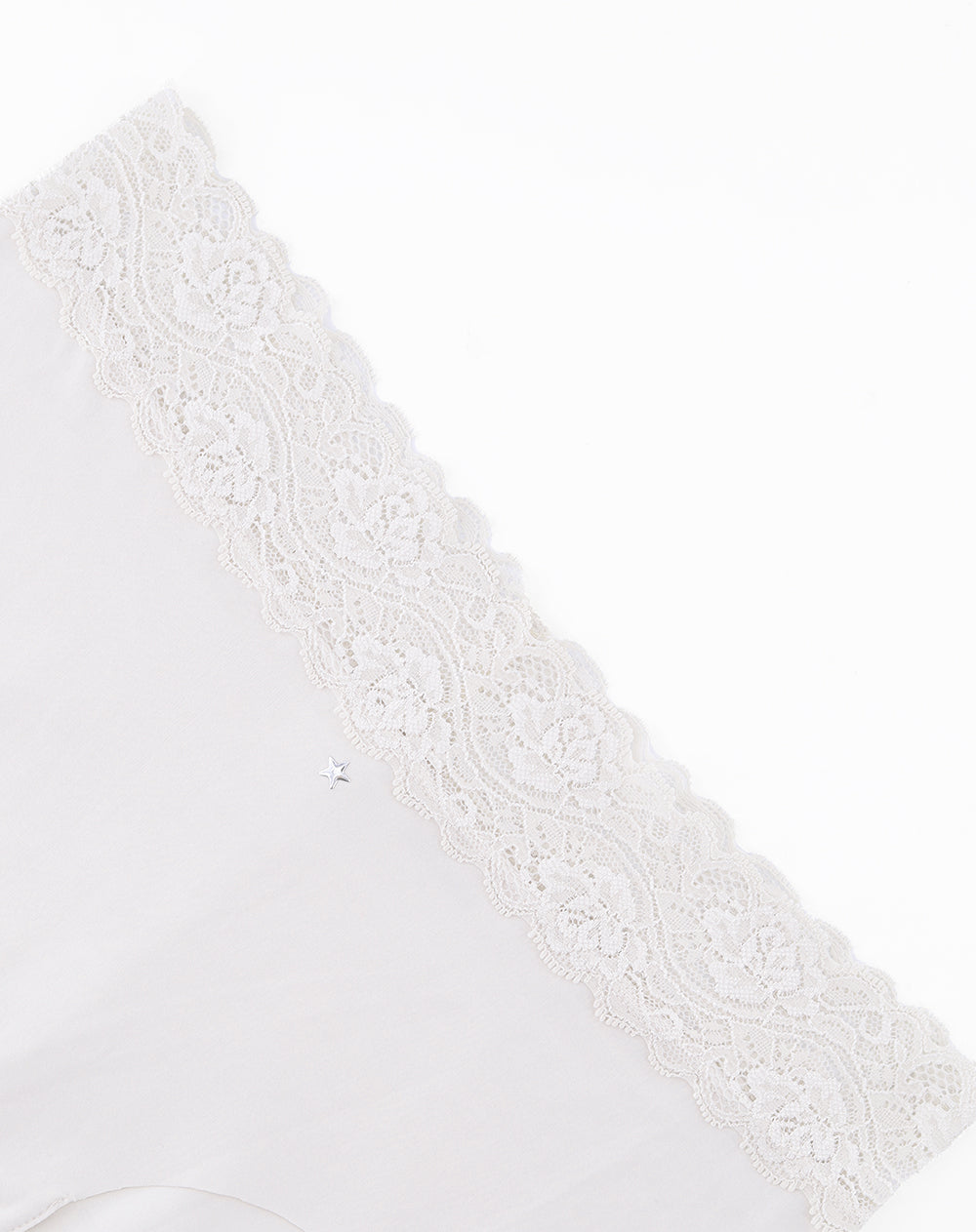 Panty cachetero clásico microfibra más encaje habano