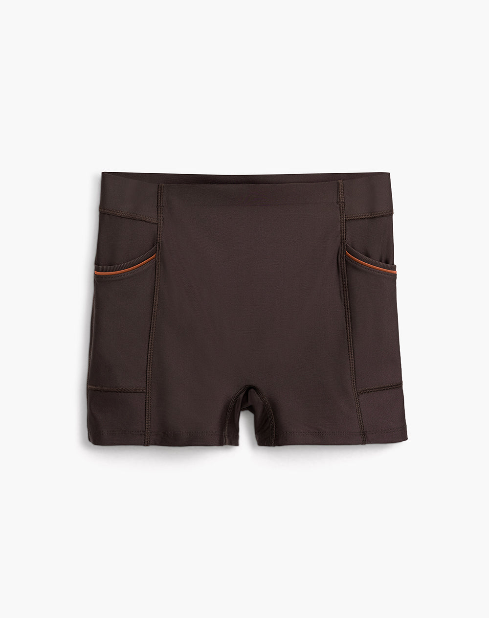 Biker deportivo tiro medio control abdomen café mujer