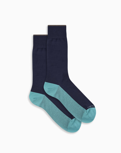 Medias hombre largas azules