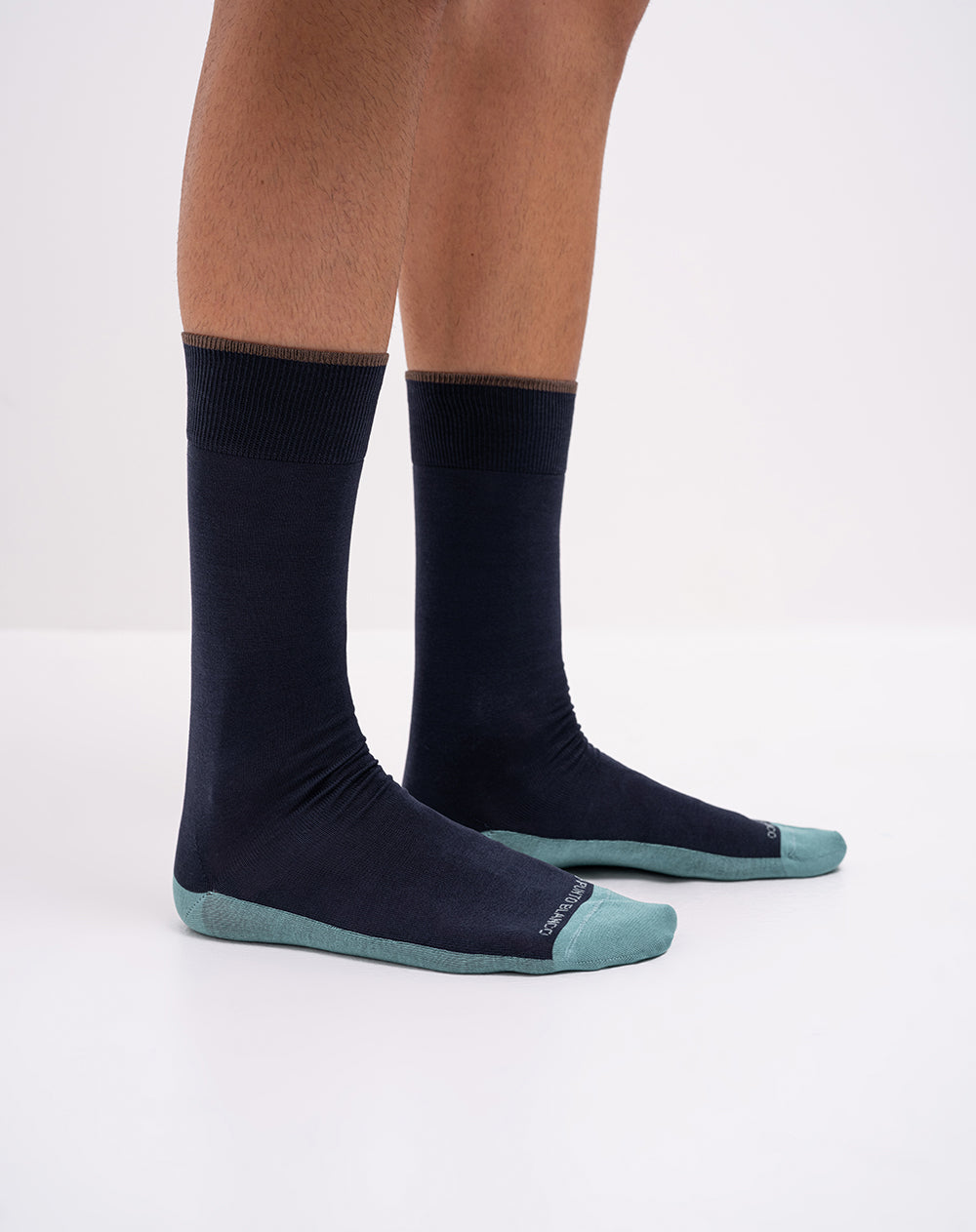 Medias hombre largas azules