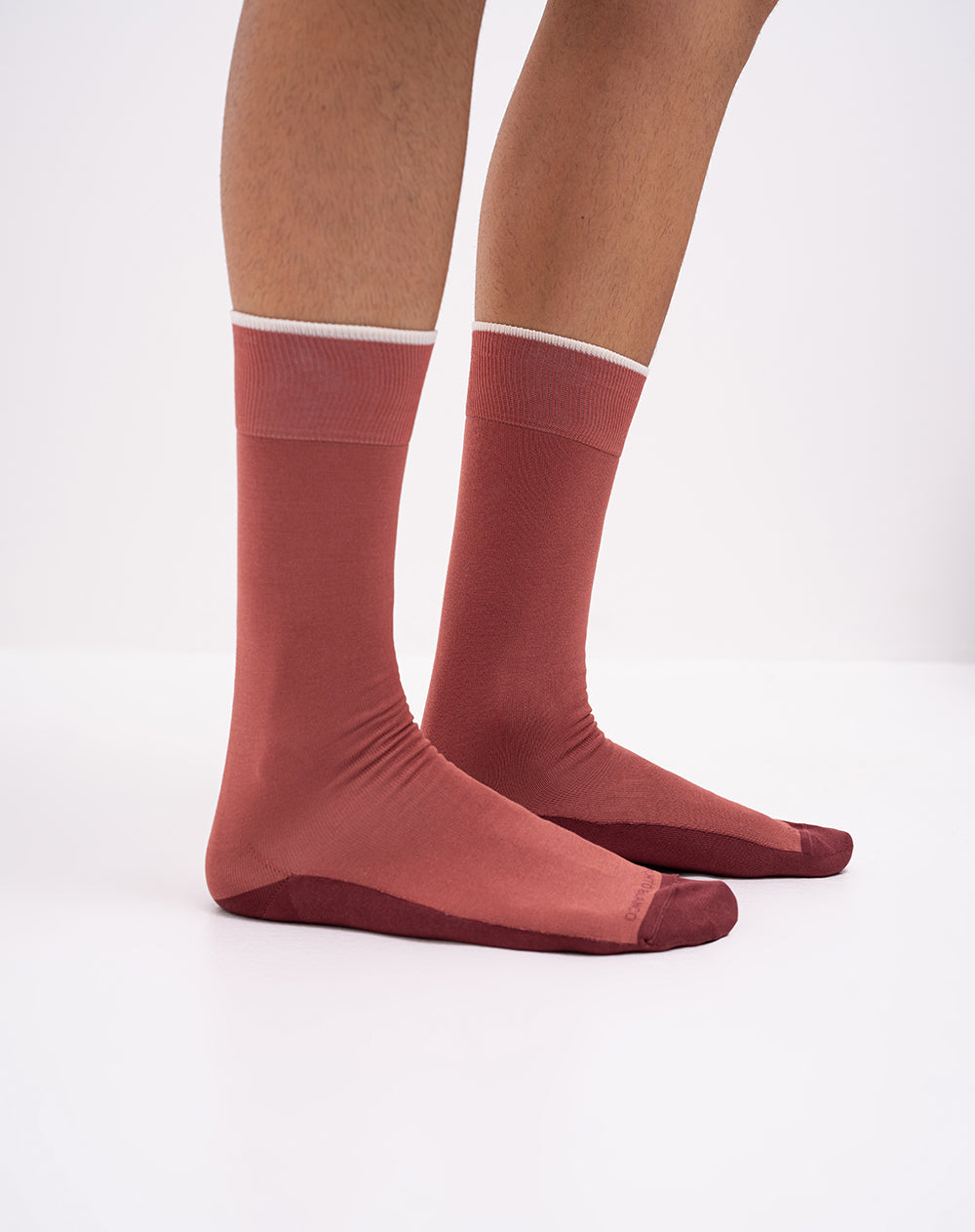 Medias hombre largas rojas