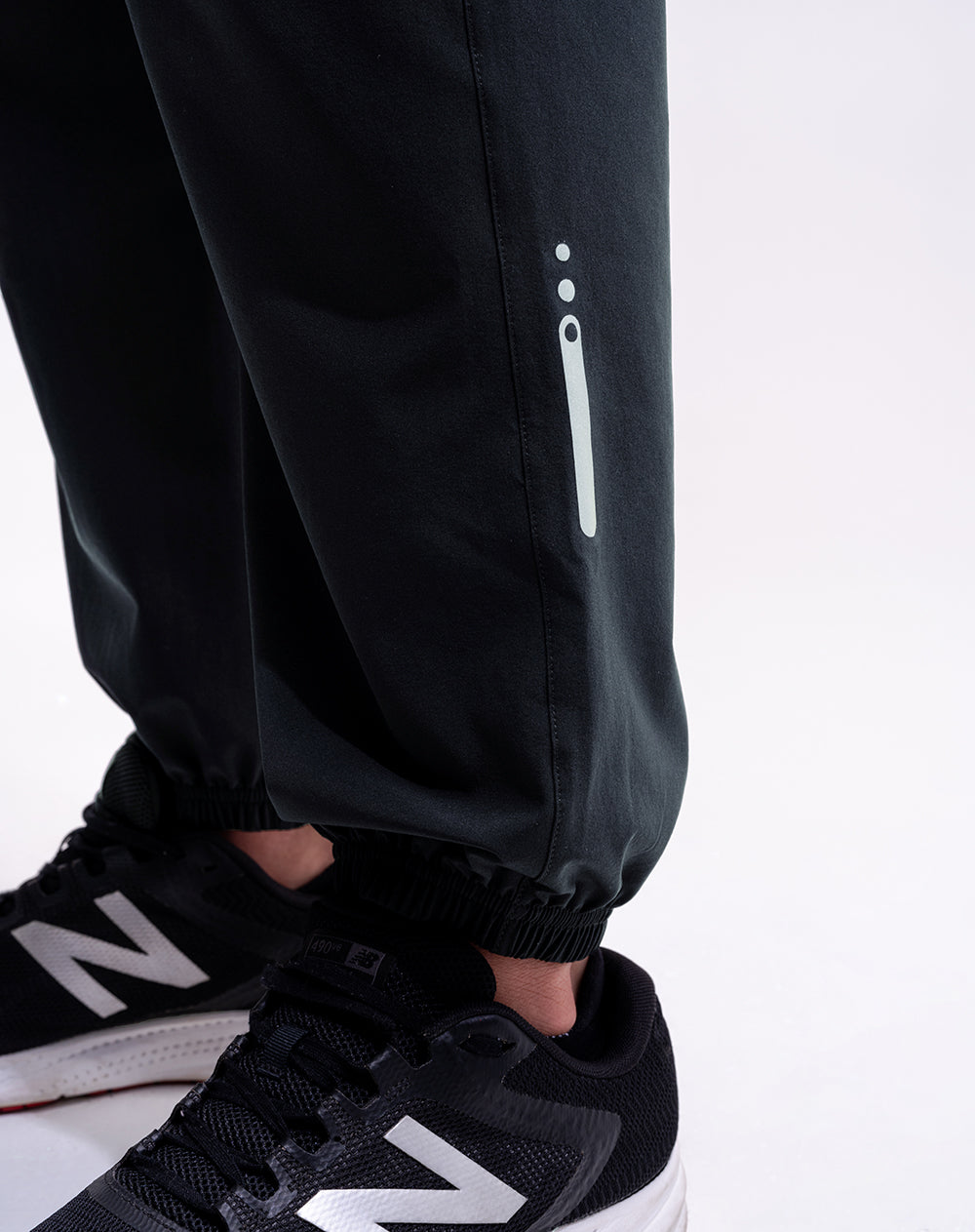 Jogger secado rápido negro hombre