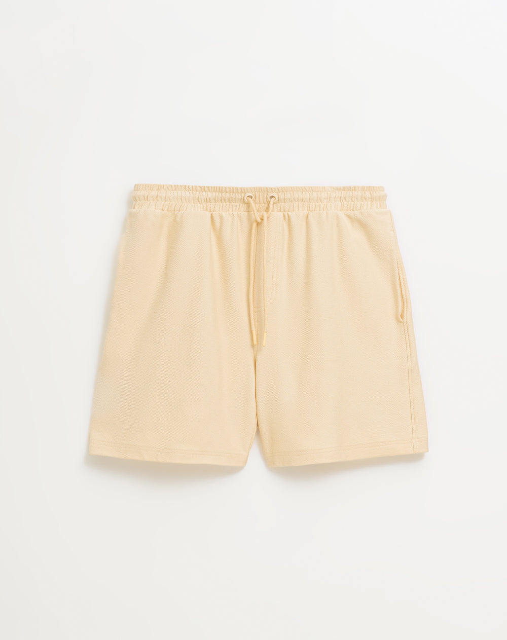 Bermuda algodón regular amarilla hombre