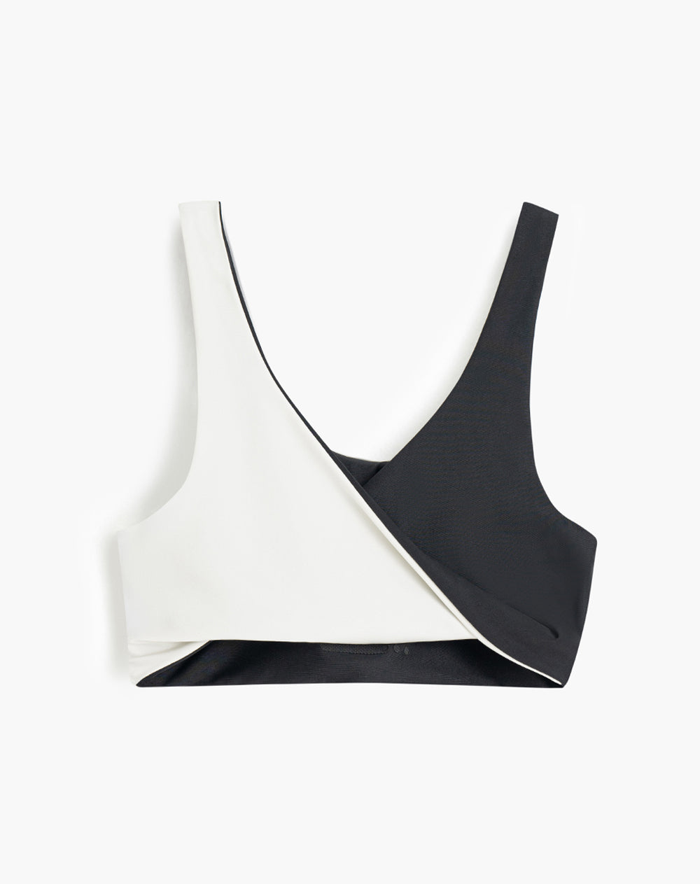 Top deportivo soporte medio multifuncional bicolor