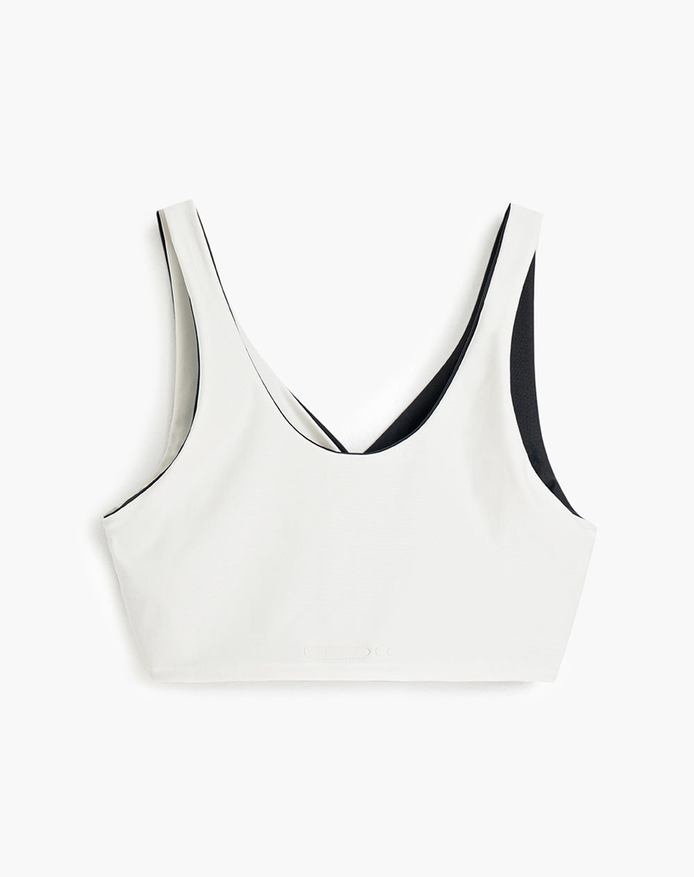 Top deportivo soporte medio multifuncional bicolor