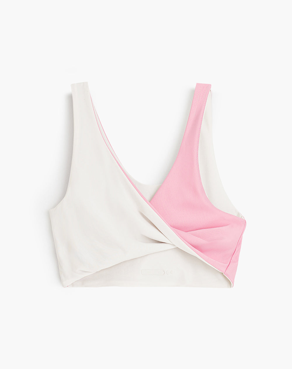 Top deportivo soporte medio multifuncional bicolor