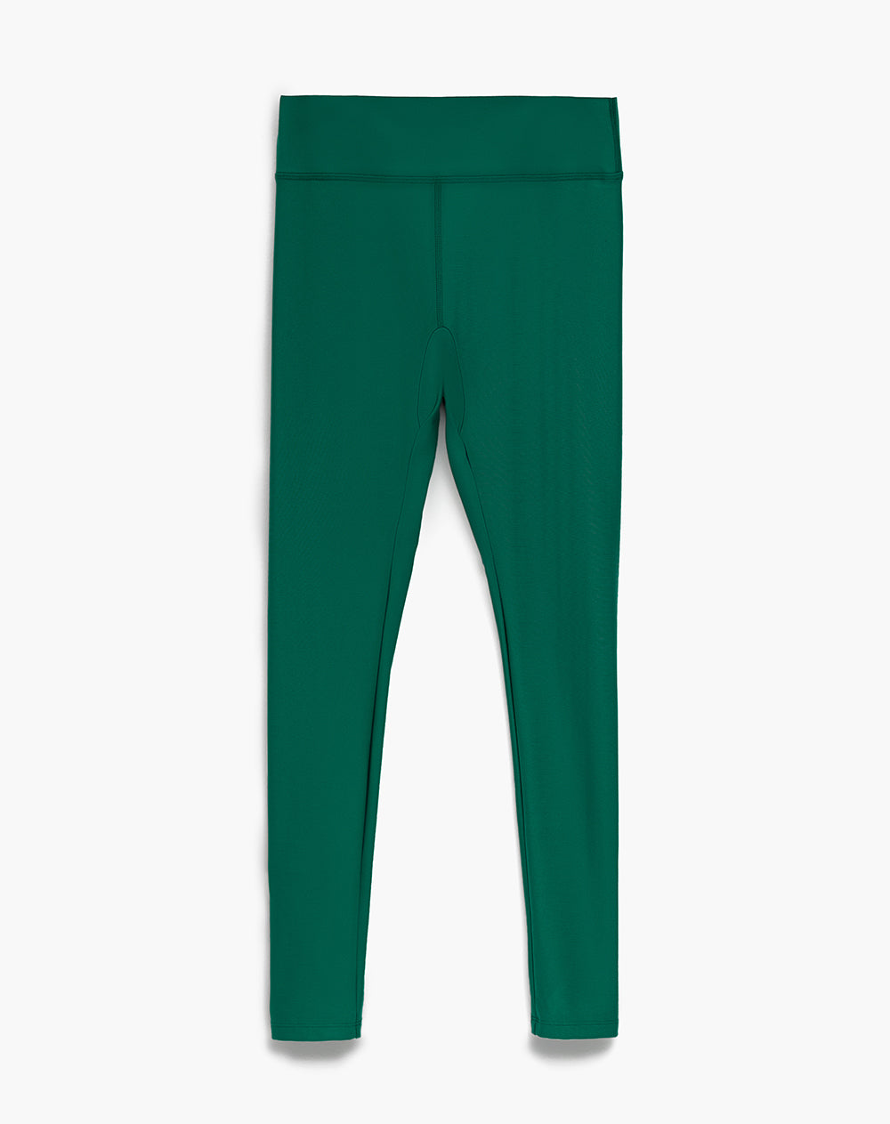 Legging deportivo control abdomen verde mujer