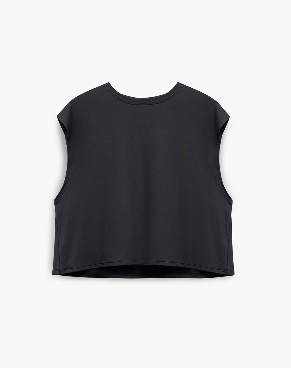 Camiseta deportiva regular negra mujer