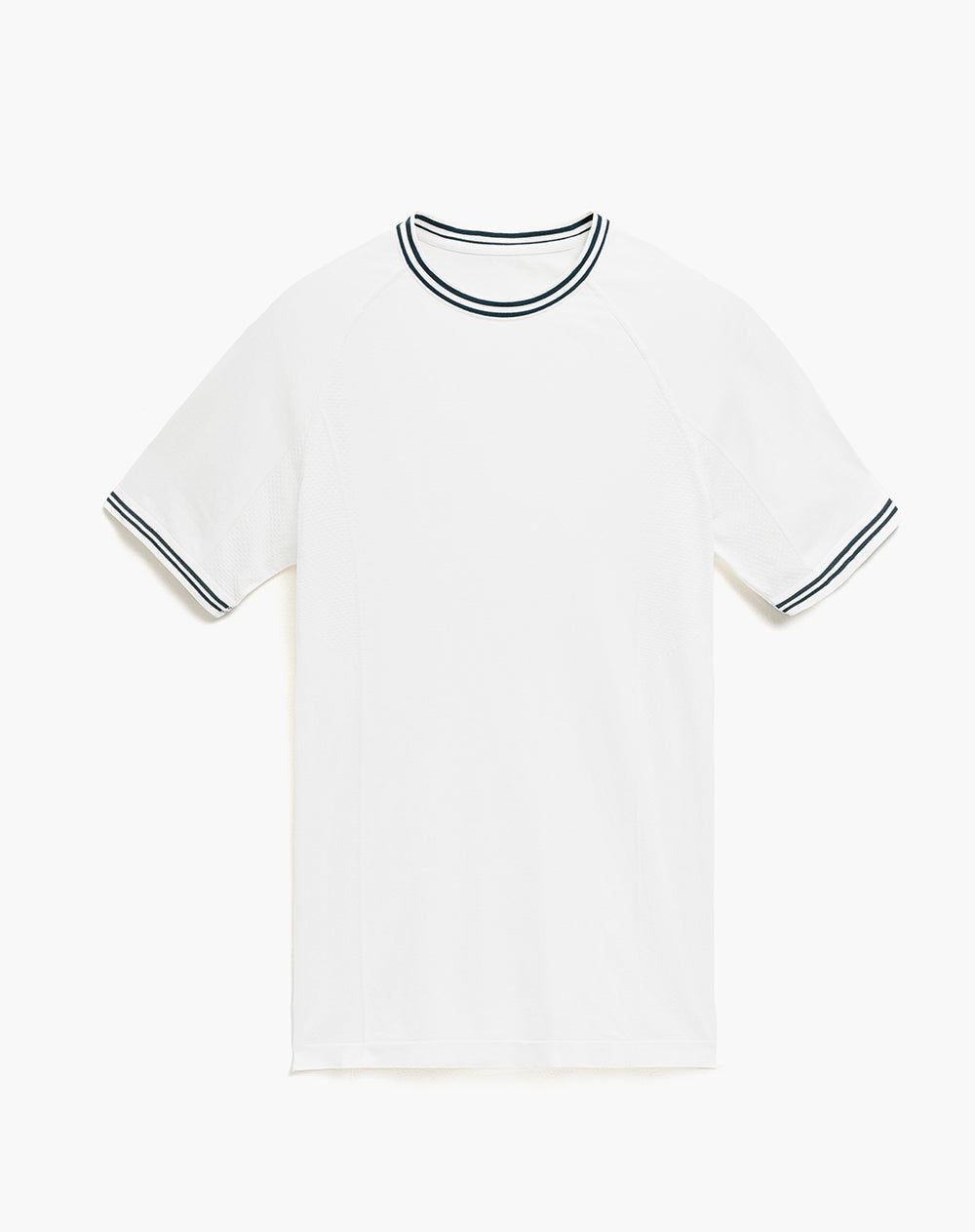 Camiseta slim fit manga corta blanca