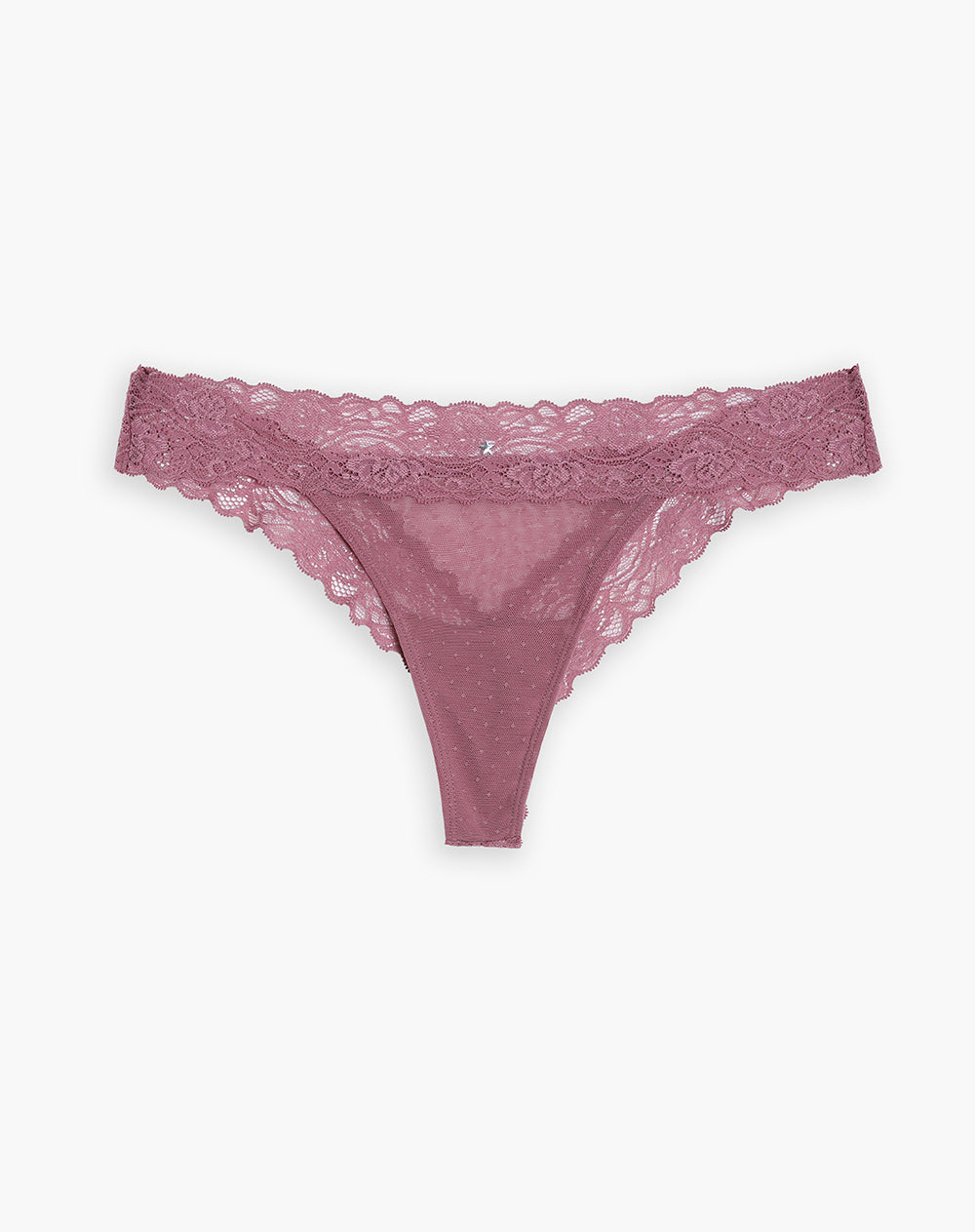 Panty brasilero en punto tiro medio palo de rosa