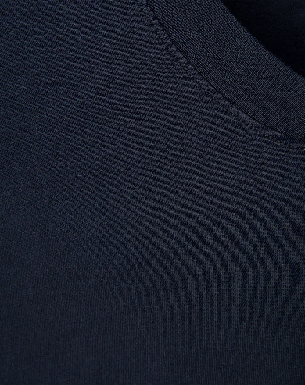 Camibuzo algodón sostenible botones en cuello azul para hombre