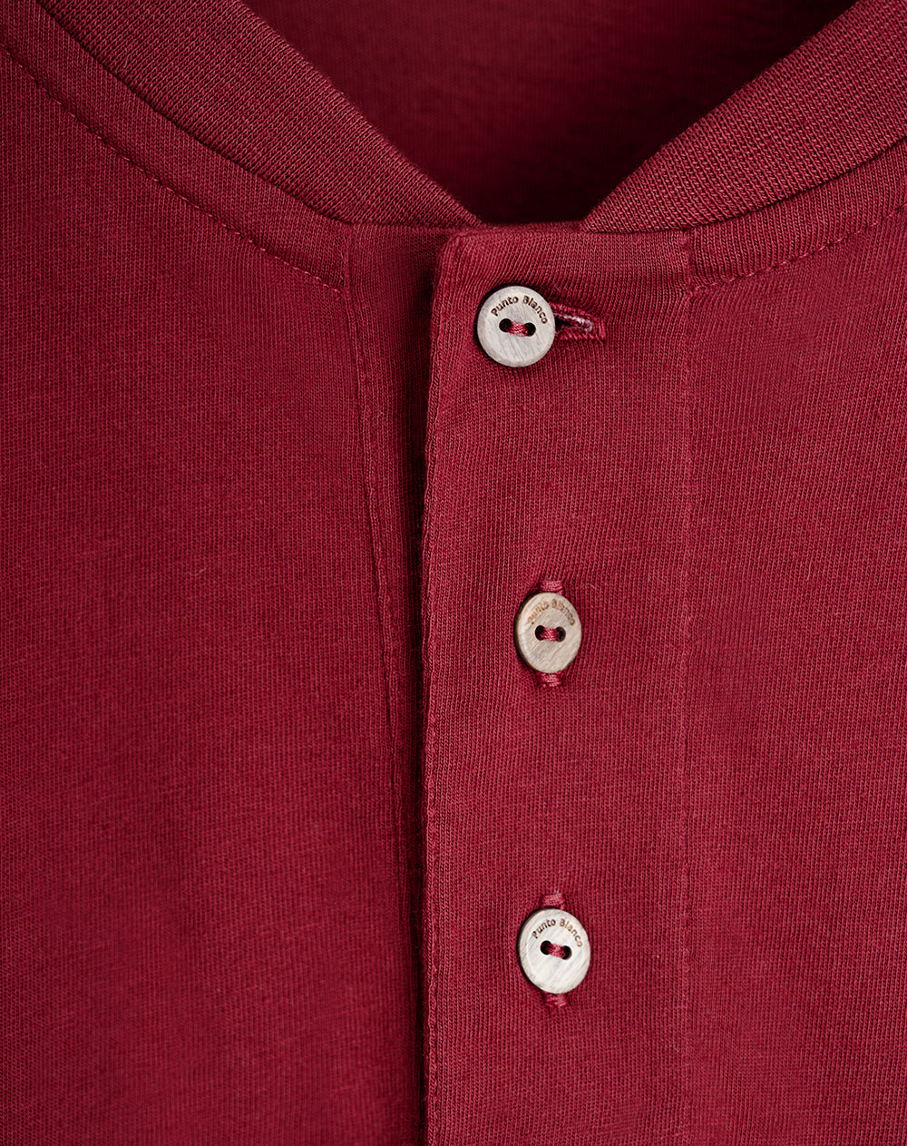 Camiseta regular algodón vinotinto hombre