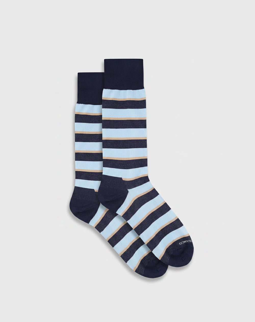 Medias casual  largas rayas hombre