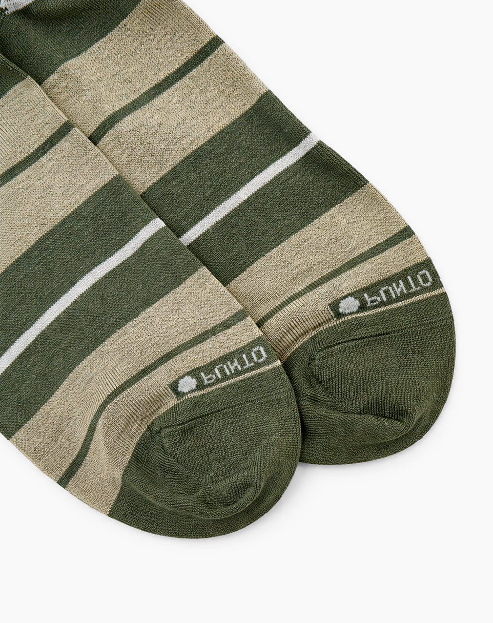 Medias largas verdes rayas