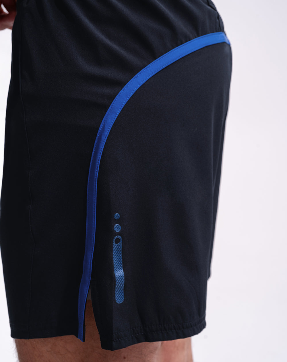 Pantaloneta deportiva secado rápido negra hombre