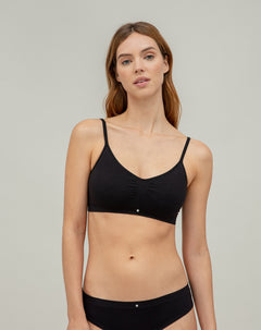 Top soporte bajo seamless copas removibles negro