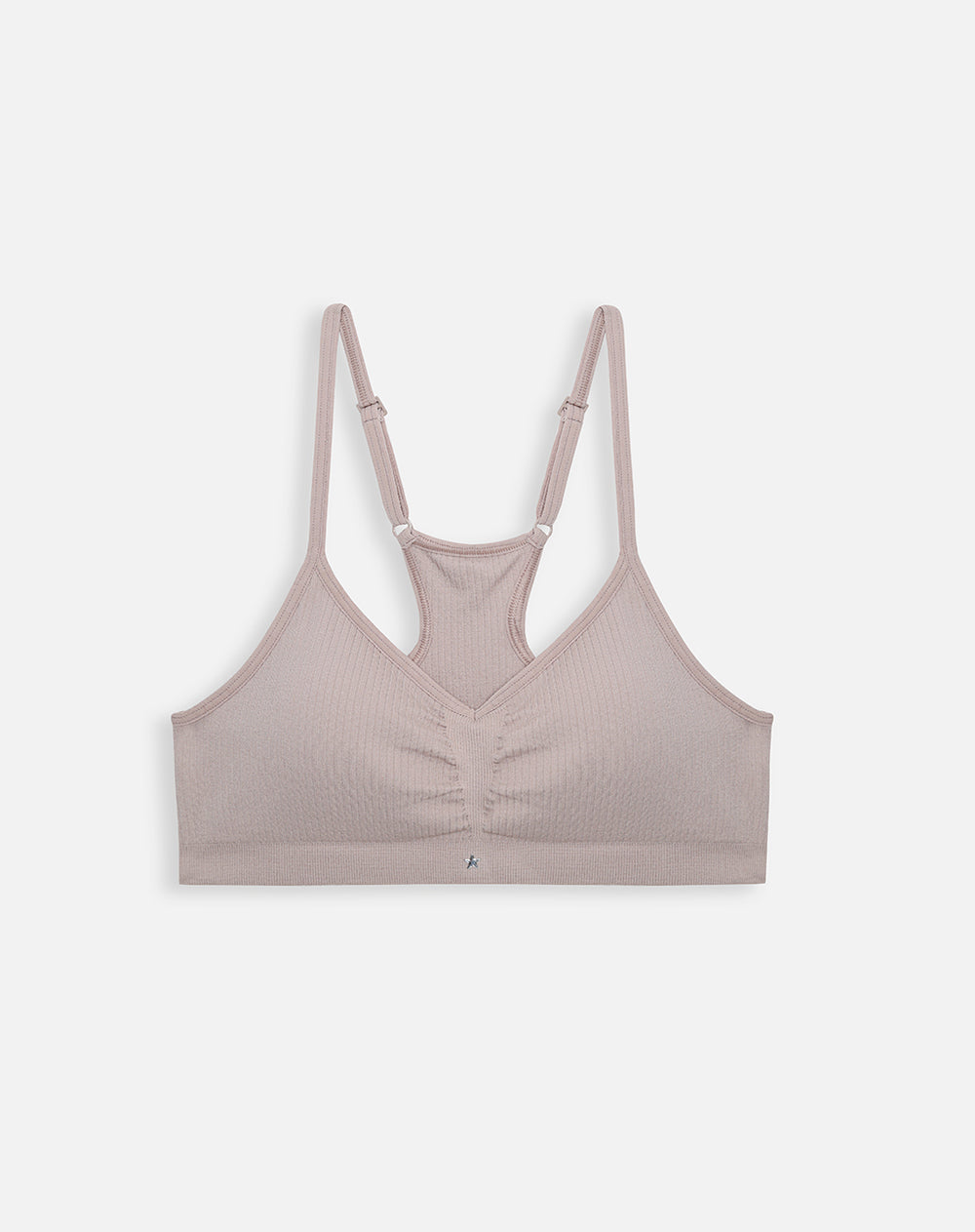 Top soporte medio seamless café