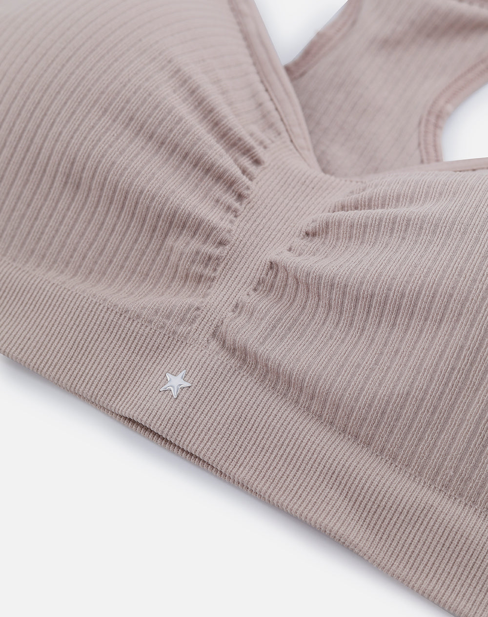 Top soporte medio seamless café