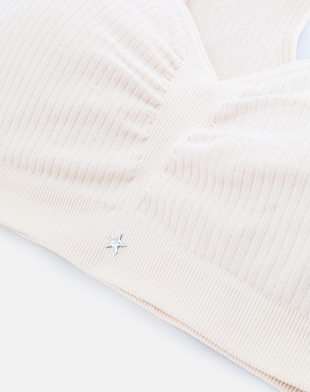 Top soporte medio seamless caqui