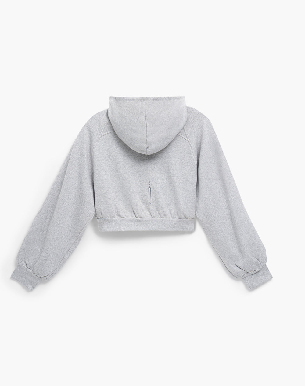 Buzo oversized fit gris jaspe