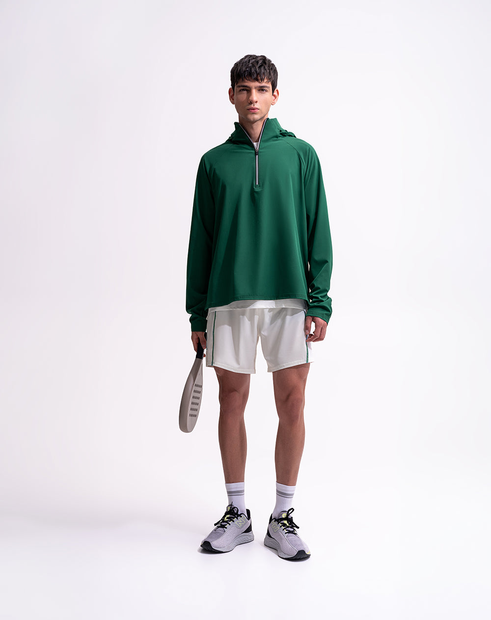 Buzo regular fit verde oscuro