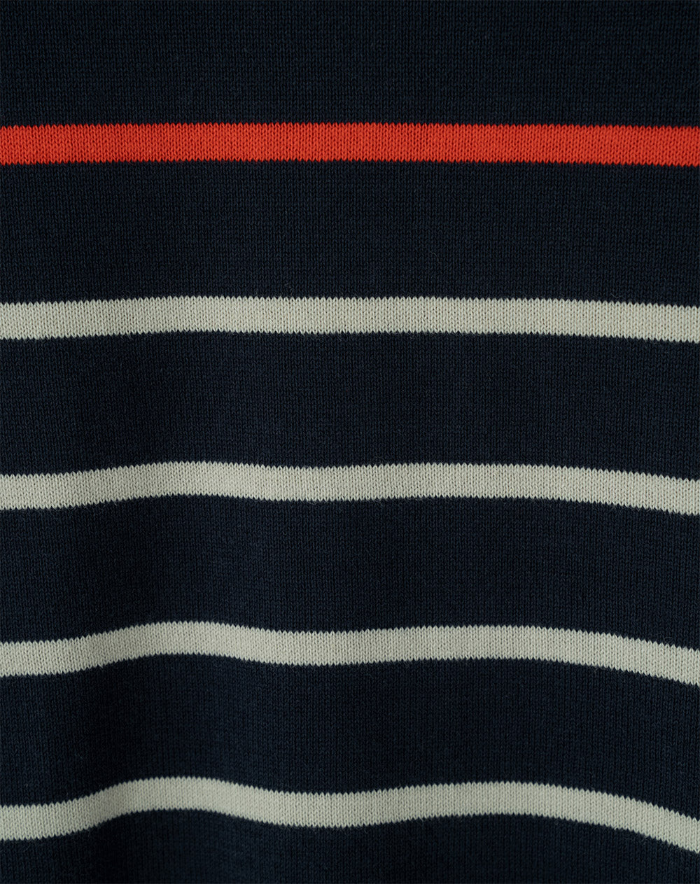 Buzo regular fit azul rayas