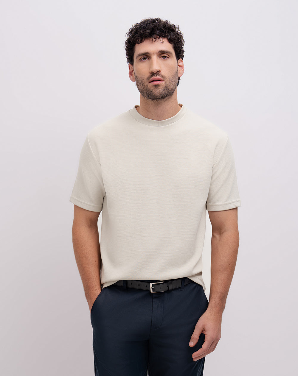 Camiseta regular algodón habana hombre