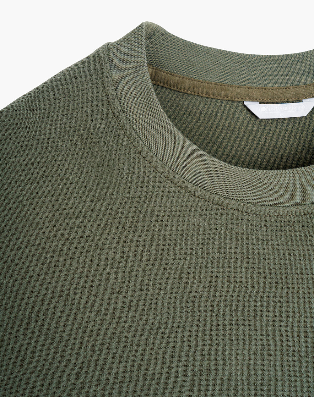 Camiseta confort regular algodón verde hombre