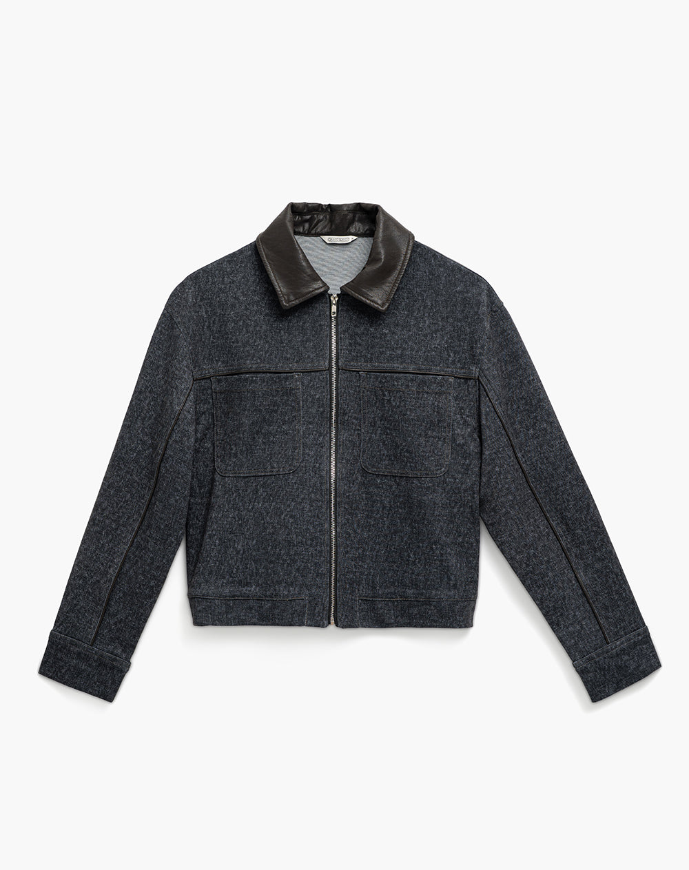 Chaqueta confort gris mujer