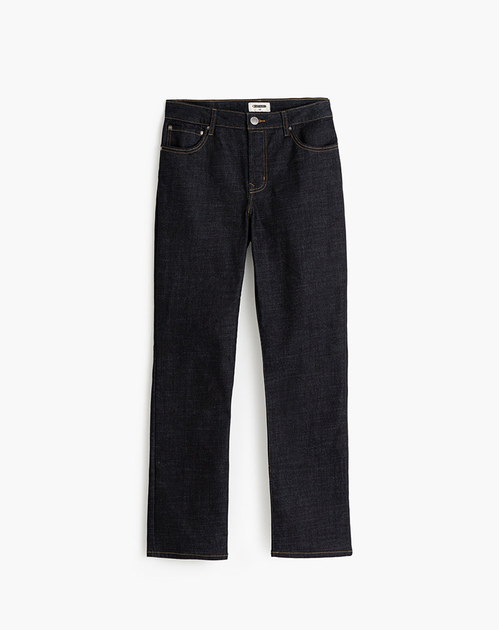 Jean regular fit tiro medio indigo oscuro