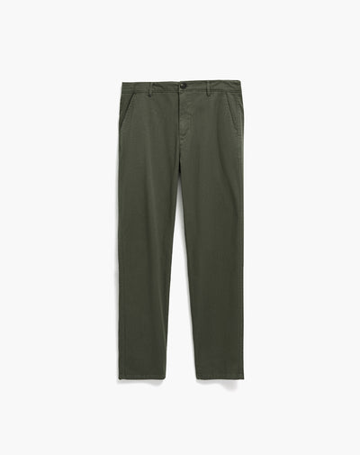 Pantalón regular fit tiro medio verde