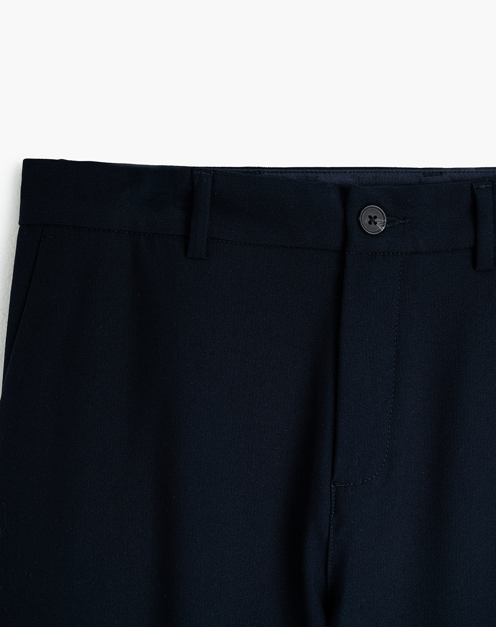 Pantalón recto regular azul hombre