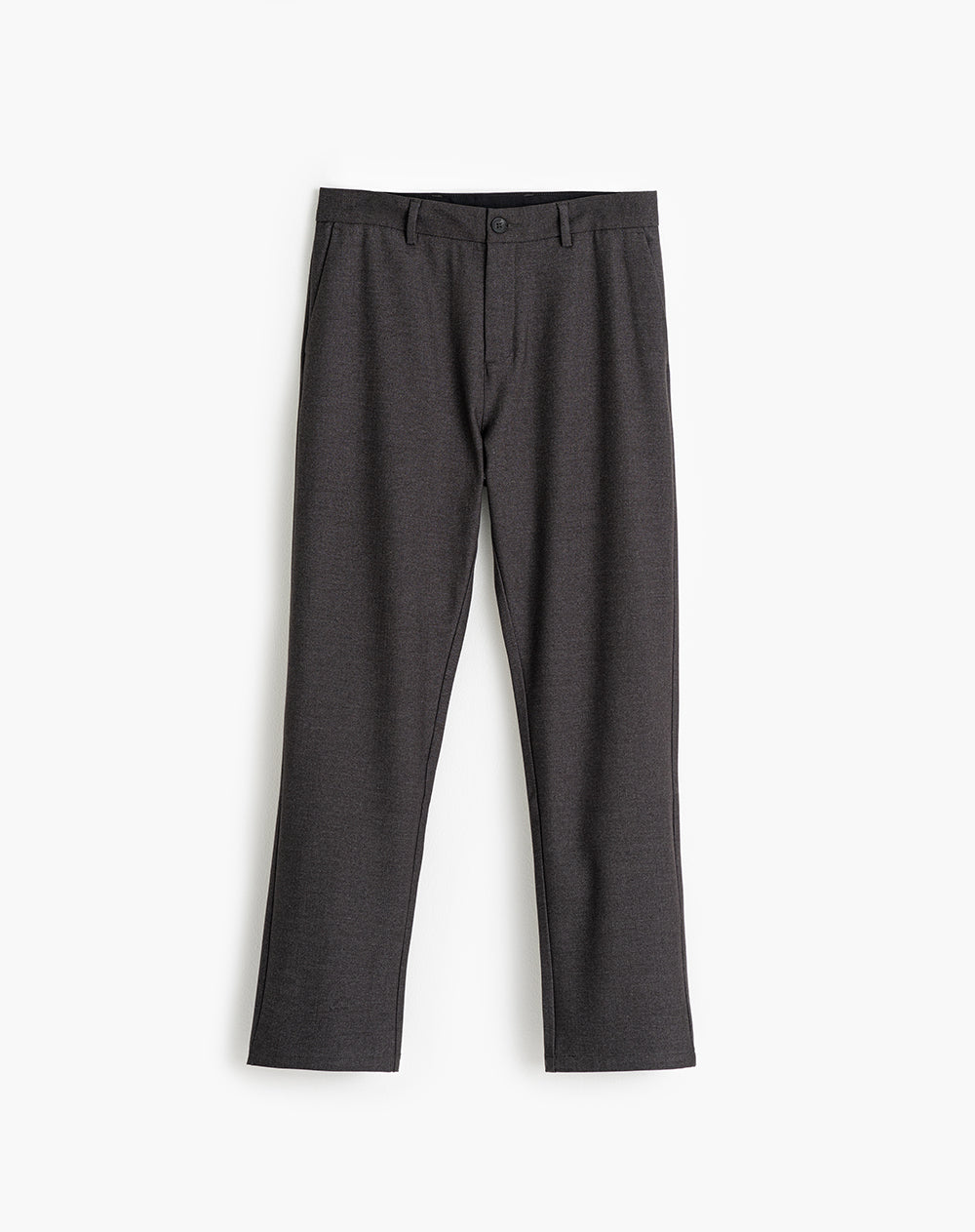 Pantalón recto regular gris hombre